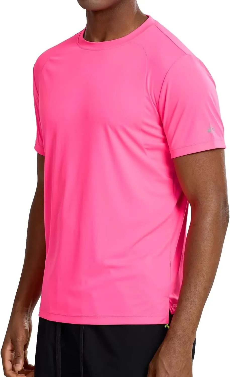 Zengjo Athletic T Shirts for Men,Quick Dry Gym Workout Running Sport Moisture Wicking Short-Sleeve Crewneck Tee