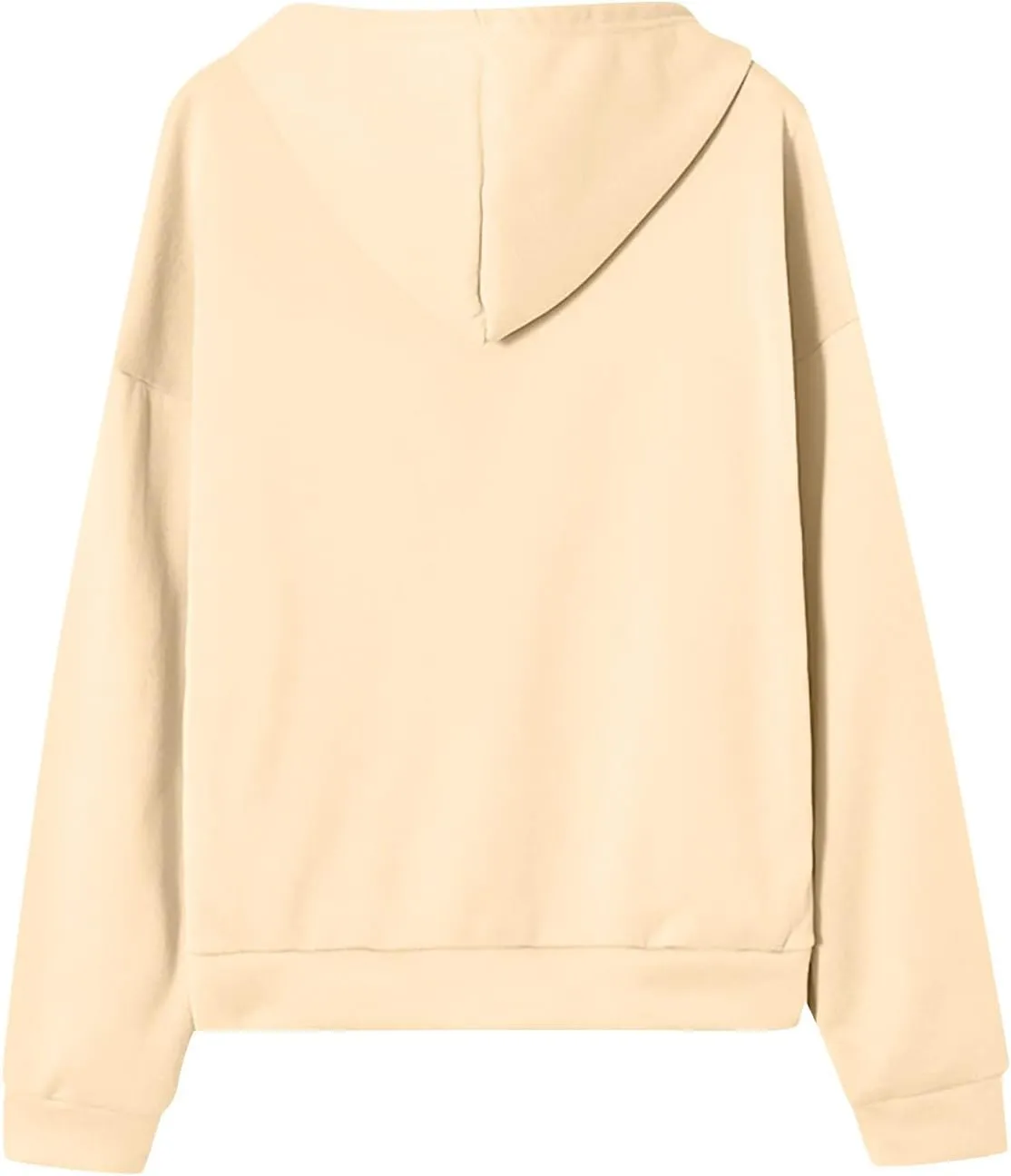 Zip Up Hoodie Women Long Sleeve Oversized Sweatshirts Y2K Jacket Pockets Patchwork Design T-Shirt Hoodie
