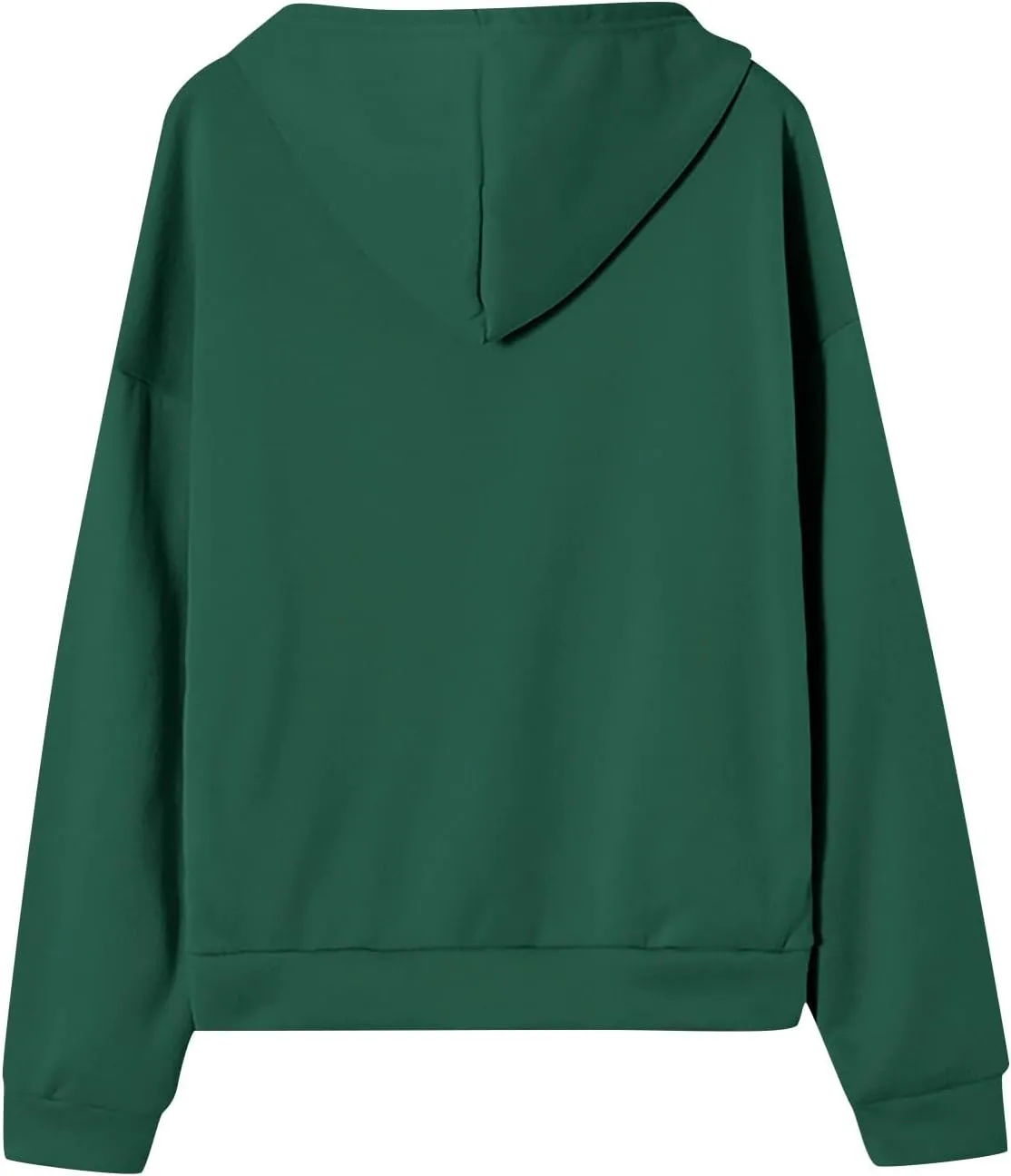 Zip Up Hoodie Women Long Sleeve Oversized Sweatshirts Y2K Jacket Pockets Patchwork Design T-Shirt Hoodie